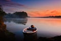 Sunrise on Danube Delta Roamania